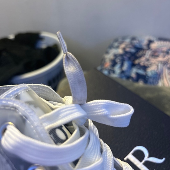 Men’s DiorB-23 hi top oblique canvas sneaker, size 41 - Picture 11 of 11